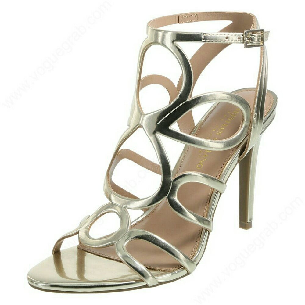 💛Christian Siriano Golden high heels💛
